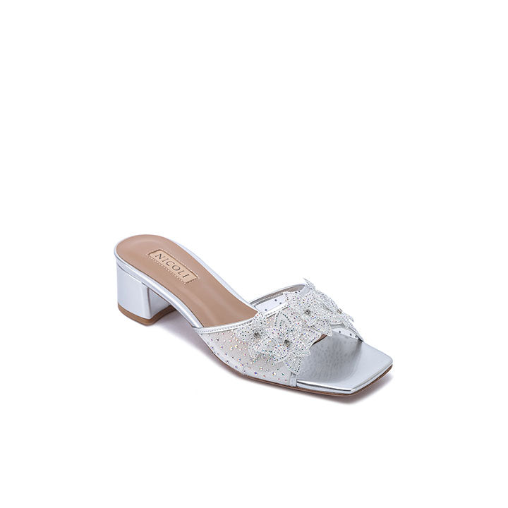 Sorrel Luxury Mule #color_silver patent