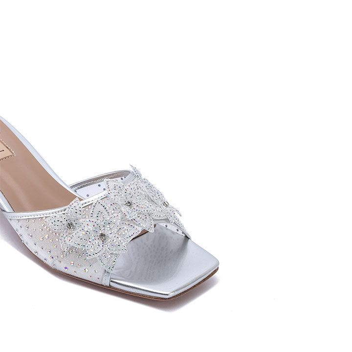 Sorrel Luxury Mule #color_silver patent