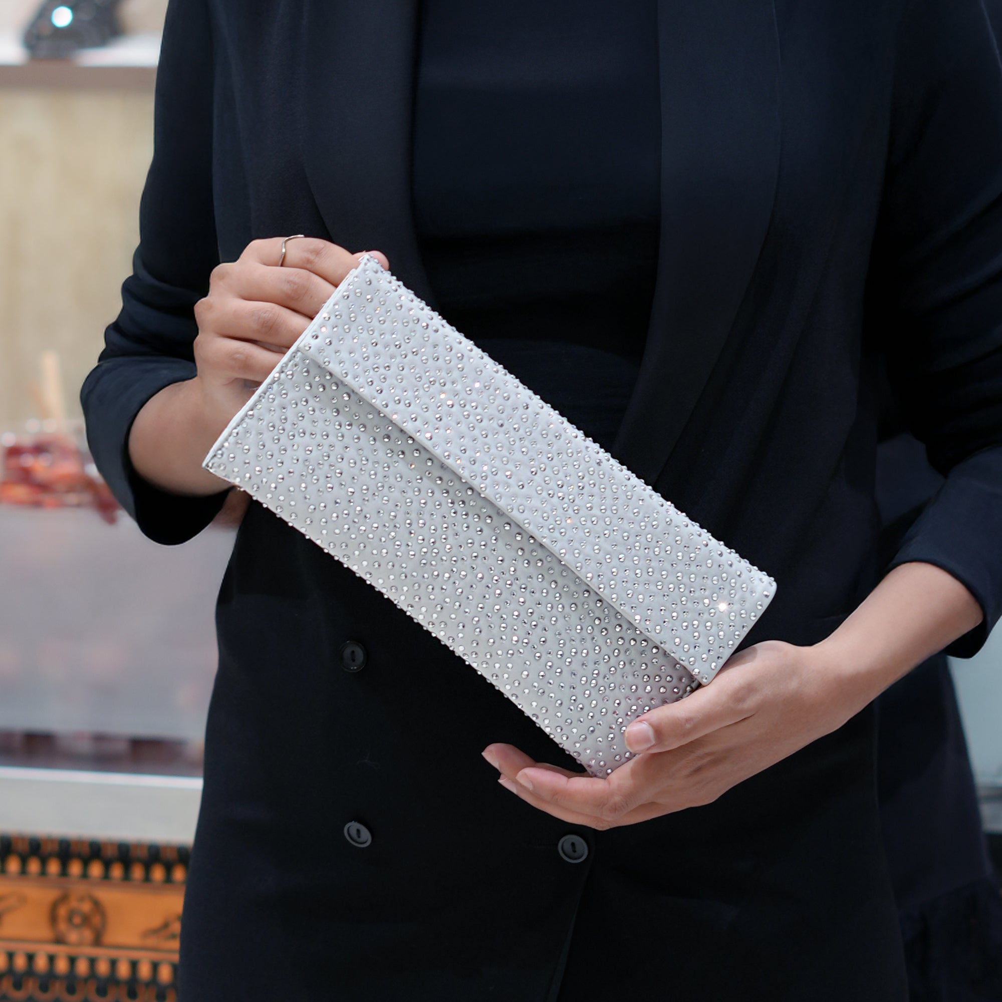 Savina Luxury bag #color_silver