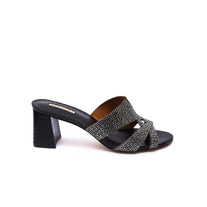 Talia Luxury Mule #color_black