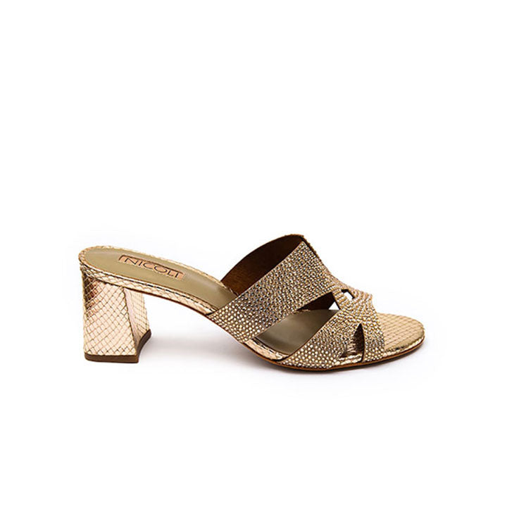 Talia Luxury Mule #color_gold