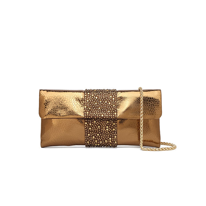 Tullio Clutch #color_brown