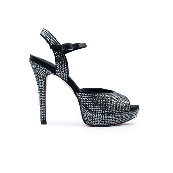 Ursula  High Heel Bandal #color_black