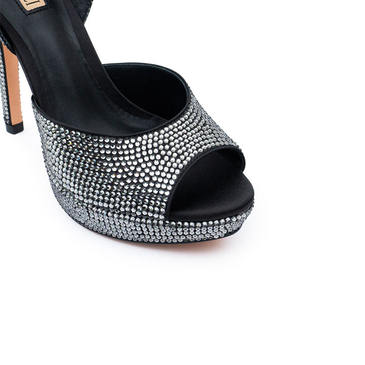 Ursula  High Heel Bandal #color_black