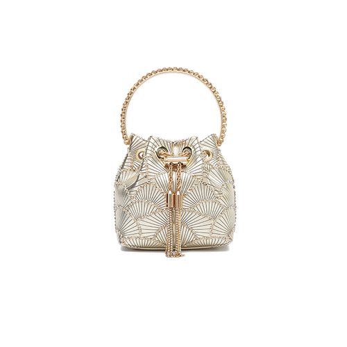 Valencia Bucket Bag #color_gold