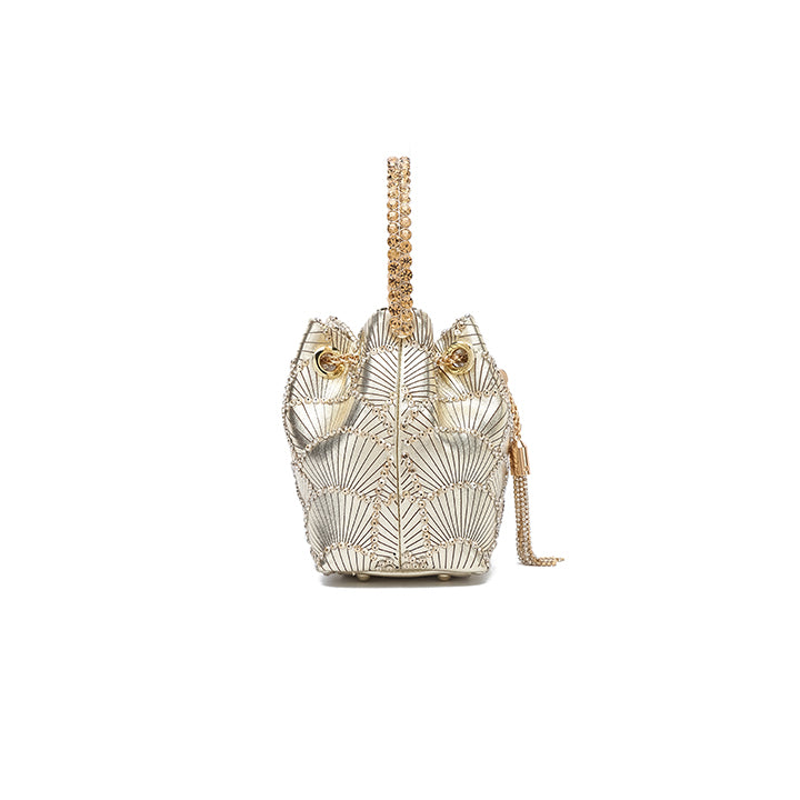 Valencia Bucket Bag #color_gold
