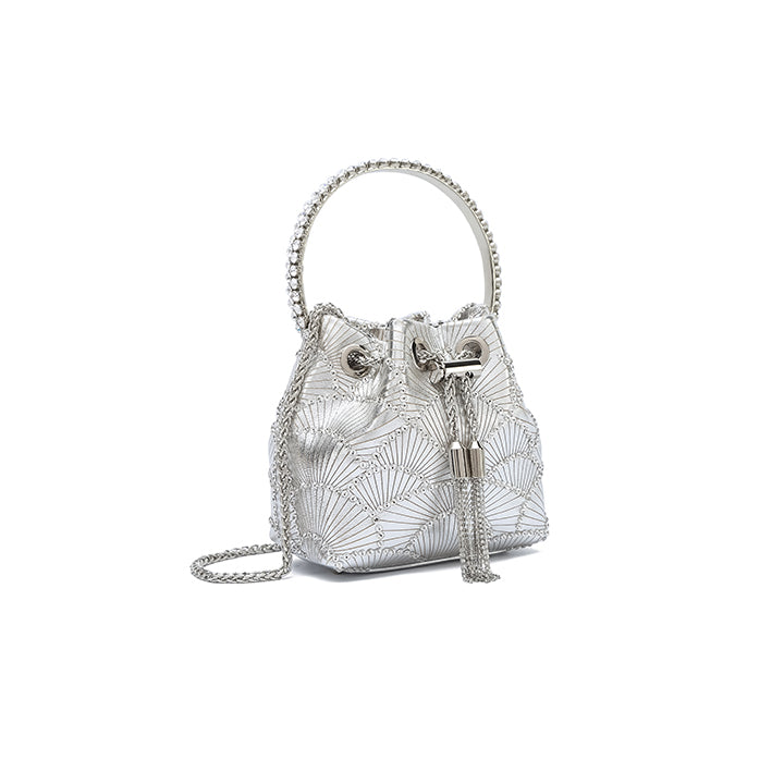 Valencia Bucket Bag #color_silver