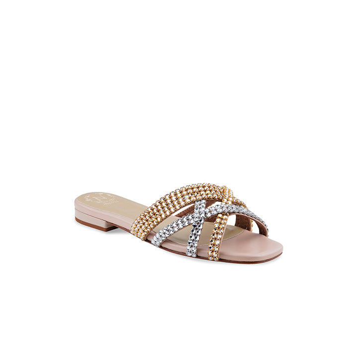 Yasiel Flat Sandal #color_beige