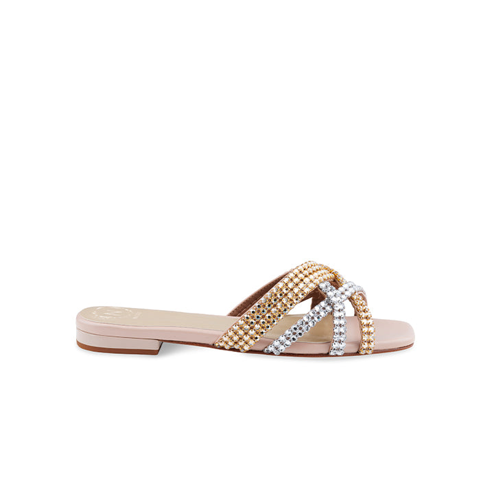 Yasiel Flat Sandal #color_beige
