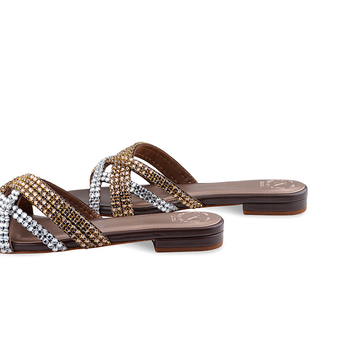 Yasiel Flat Sandal #color_brown