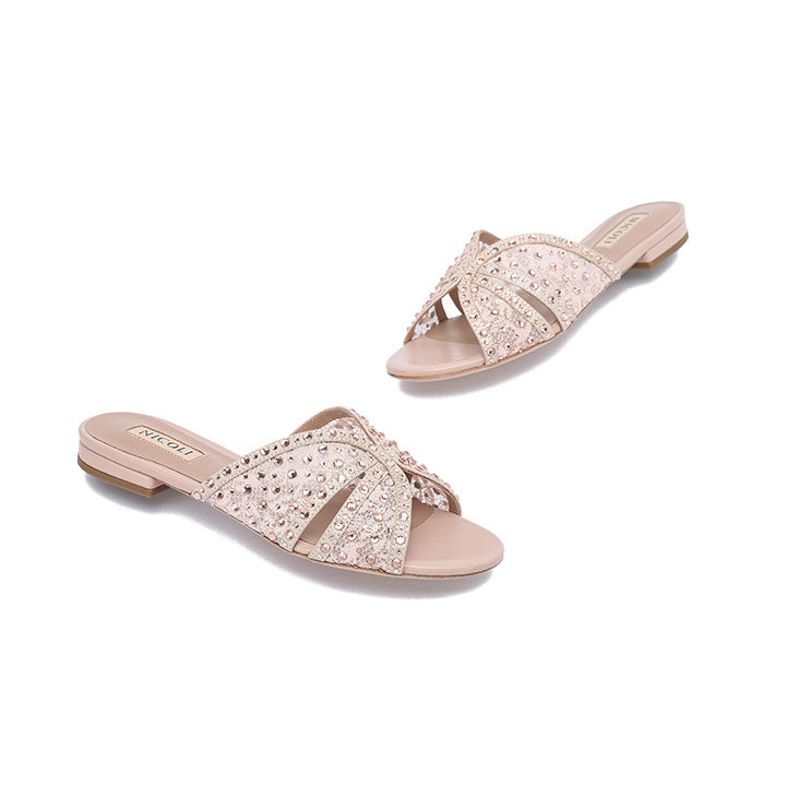 Zabini Flat Sandal #color_peach