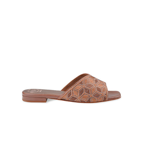 Zafira Flat Sandal #color_mocha