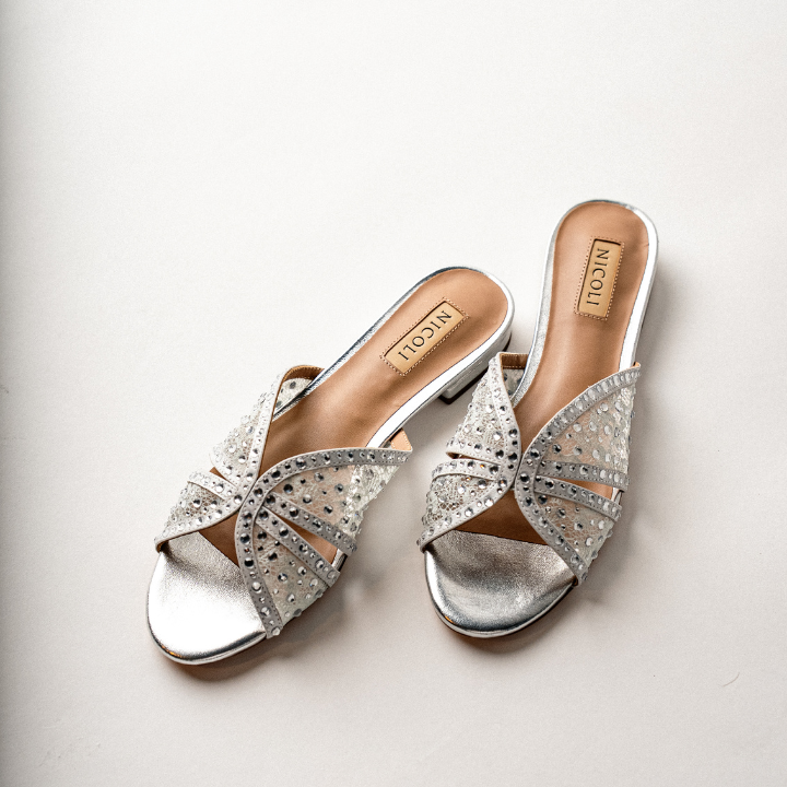 Zabini Flat Sandal #color_silver
