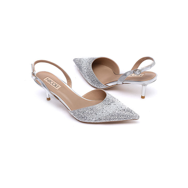 Amedea Embellished Pump #color_silver