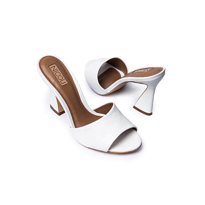 Boris Luxury High Heels #color_white