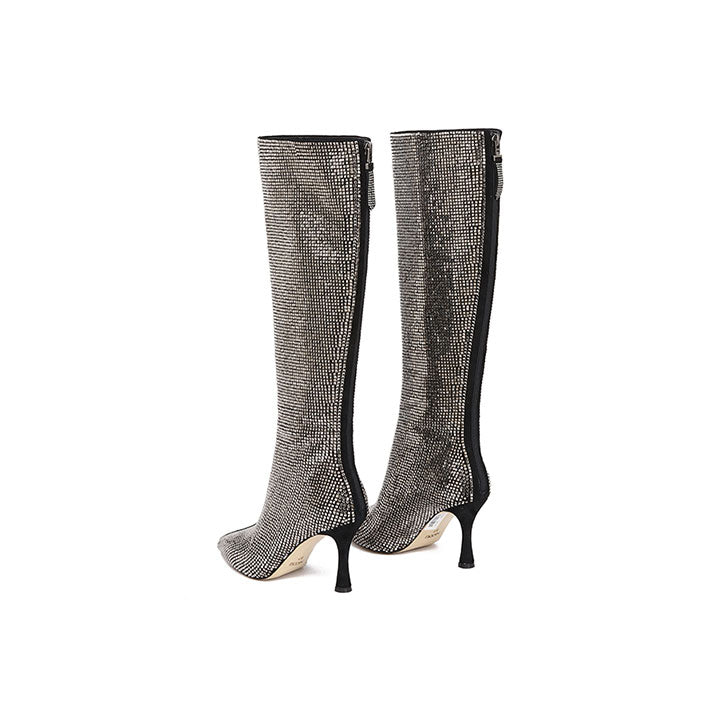 Enero-Gun | Women's Luxury Embellished Boots| Nicoli Shoes