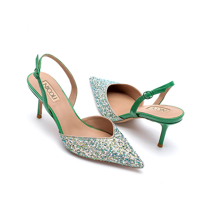 Esther  High Heel #color_green