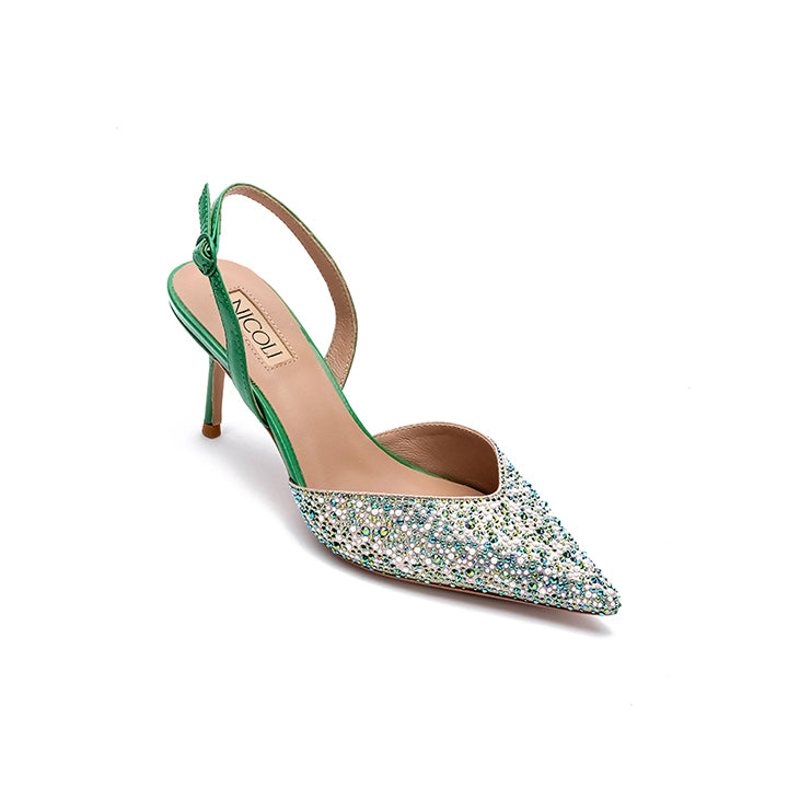 Esther  High Heel #color_green