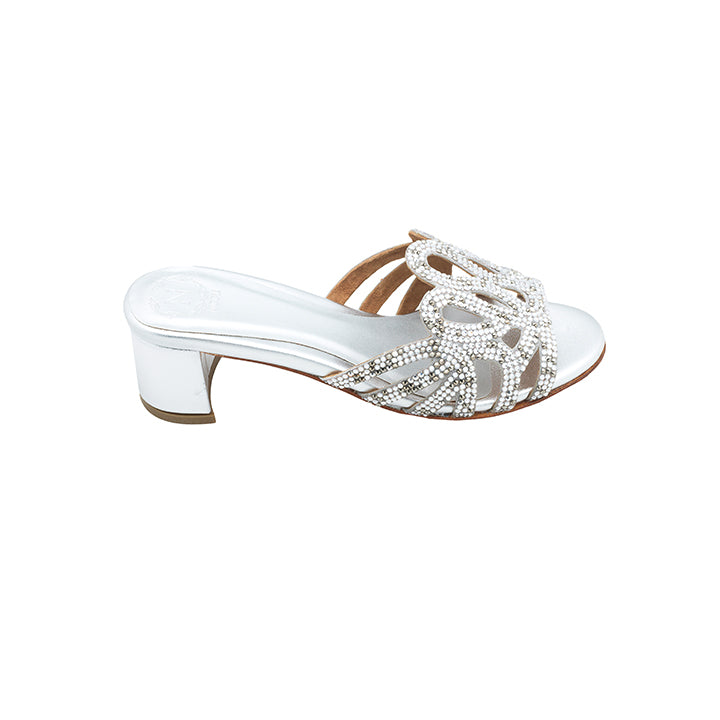 Fayanna Luxury Embellished Box Heel