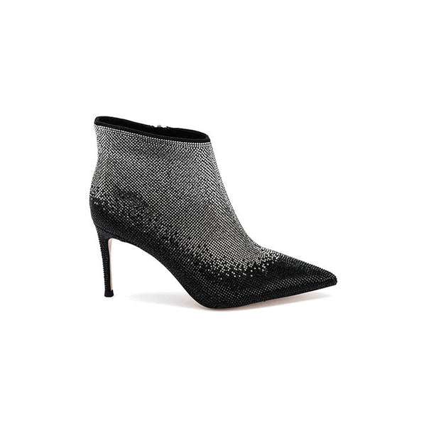 Ornella-Black  Luxury Embellished Boots